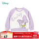 迪士尼（Disney）女童衛衣春秋兒童韓系甜美黛西印花上衣百搭打底衫 糖果紫130cm