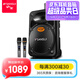 山水（SANSUI） A15-66 15英寸廣場(chǎng)舞音響 便攜式戶(hù)外音響大功率移動(dòng)藍牙戶(hù)外舞臺音響拉桿音箱帶麥克風(fēng) 旗艦版（拉桿音箱+2個(gè)話(huà)筒）