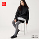 優(yōu)衣庫(kù)女裝HEATTECH針織連褲襪/保暖衣秋褲內(nèi)衣469845 04 煙灰色 XL /170/100