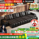 居錦天河勞倫斯真皮電動(dòng)沙發(fā)客廳2025新款現(xiàn)代風(fēng)直排電動(dòng)功能沙發(fā)床兩用 3.2m三人位/三電機(jī)+米家app聲控 意大利進(jìn)口摔紋真皮/紫羅蘭坐墊