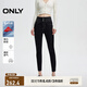 ONLY秋季萊卡復(fù)古高腰九分褲緊身褲牛仔褲女|124449018 J19 黑牛仔 S 160/64A