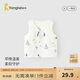 童泰（TONGTAI）嬰兒馬甲春秋純棉寶寶衣服兒童家居服內(nèi)衣男女童上衣開衫背心 藍(lán)色 66 cm