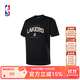 NBA官方布魯克林籃網(wǎng)/勇士/湖人球場生活系列男女運動休閑短袖T恤 湖人-短袖T恤 L