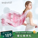 寶石蝶真絲雪紡紗巾絲巾杭州絲綢圍巾女生媽媽生日禮物女禮盒/櫻花盛開