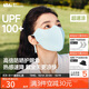 蕉下（beneunder）防曬口罩女防曬面罩防紫外線(xiàn)高顏值薄款臉基尼冰川藍