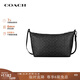 蔻馳（COACH）【品牌直供】男士FINN中號休閑斜挎包 【新款】炭黑色CAJ91 QBMI5