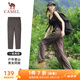 駱駝（CAMEL）防潑水工裝褲男冰感防曬運動長褲 J14BAYL6056 法式棕 L
