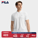 FILA 黃景瑜同款領(lǐng)航POLO|斐樂官方男裝短袖2025新款時尚休閑涼感上衣 標(biāo)準(zhǔn)白-WT XL 180/100A/XL
