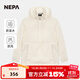 NEPA耐葩戶(hù)外2024春夏新品女士防風(fēng)夾克皮膚衣防潑水休閑外套7K40665 大理石白色E04 160 84A（090）