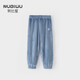 努比屋兒童睡褲秋冬季男童法蘭絨家居褲大童加絨保暖褲子男孩珊瑚絨睡衣