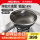 愛仕達(dá)【商超同款】純鈦炒鍋易潔平底不粘鍋電磁爐通用家用廚房炒菜煎鍋 CT32Z6Q 純鈦不粘炒鍋 32cm