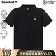 Timberland添柏嵐polo衫男夏季日常商務(wù)休閑寬松透氣短袖跑步健身T恤A6R29 黑色/水洗做舊/A6R29001 L 180