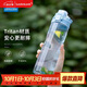 樂扣樂扣（LOCK&LOCK）人魚線塑料運動水杯夏天便攜水壺帶刻度提手男女水杯子700ML藍色