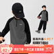 左西男童德絨打底衫半高領(lǐng)2025新款兒童冬裝男孩長(zhǎng)袖T恤潮 黑色 150