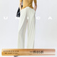 UNICA/飄逸清涼懶人_彈力軟糯率性好穿基礎(chǔ)直筒褲 【 經(jīng)典白 】 M 【現(xiàn)貨48小時(shí)發(fā)】