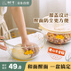 樹可湯盆帶蓋玻璃耐高溫和面盆食品級烘焙奶油專用發(fā)醒面揉面洗菜打蛋