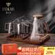 梵卡奇（FANKAQI）耐高溫涼水壺玻璃水杯套裝冷水壺大容量家用套裝客廳扎壺