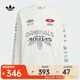 阿迪達斯 （adidas）Originals三葉草2025年男子MOTO GFX T LS M長(cháng)袖T恤 KH1200 XL