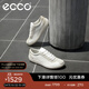 愛(ài)步（ECCO）德訓鞋男 休閑板鞋男鞋牛皮拼接運動(dòng)鞋 柔酷零點(diǎn)537754 HL 白色/灰白色53775452292 43