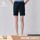 HAZZYS哈吉斯女裝 春季款女士時(shí)尚簡(jiǎn)約休閑短褲女ACDSP0BAP55 藏青色NV 36 (155/68A 36)