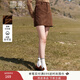 香影美拉德半身短裙女2025秋冬新款顯瘦a字高腰復古氣質(zhì)咖色裙子 咖啡 M