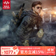 MAXGEAR小強戰術(shù)夾克男春款戶(hù)外軍迷彩休閑軟殼夾克保暖透氣防風(fēng)外套 黑夜魔蝎迷彩【MultiCAM Black】 XL