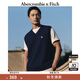 ABERCROMBIE & FITCH男裝25秋冬新款經(jīng)典小麋鹿羊毛混紡V領(lǐng)針織背心馬甲KI120-5244 海軍藍 S (175/92A)