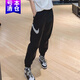 耐克（NIKE） 運動(dòng)褲女褲春秋季梭織透氣休閑褲寬松小腳褲長(cháng)褲DM6184-010 DM6184-010黑色 L