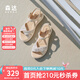 森達(dá)時(shí)裝涼鞋女款2025夏季新款時(shí)尚復(fù)古厚底休閑涼鞋ZTG05BL5 米白 37