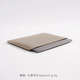 袋鼠（KANGAROO）真皮牛皮適用13MacBook Pro內膽包Air 保護套16蘋(píng)果筆記本電腦 大象灰-橫款 13英寸Macbook13.3/13.6選