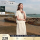 三彩大碼女裝2025夏季新款刺繡上衣半身裙兩件套裝萊賽爾氣質(zhì)胖MM 米白色花卉 S 155/84B