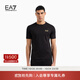EMPORIO ARMANI/阿瑪尼官方旗艦EA7/新款男士純棉正肩圓領(lǐng)健身短袖T恤秋季 【100%棉】黑色/金標 XL  (推薦：165-180斤)