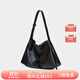 古良吉吉【許妍同款】風(fēng)箏hobo包2025年新款大容量慵懶風(fēng)托特包黑色包包 黑色
