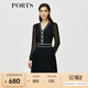 PORTS寶姿秋冬女裝新款優(yōu)雅氣質(zhì)修身連衣裙ALM9K202NKW008 黑色 S