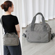 Kipling凱普森單肩斜挎包女時(shí)尚休閑布包媽媽手拎包防潑水斜跨手提大包 灰色