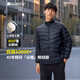 君羽戶外羽絨服情侶款輕薄鵝絨服800蓬鵝絨秋冬防風(fēng)保暖羽絨衣C52021 男款—寶藍(lán) S 推薦男120斤以下/女90斤以下