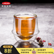 Kinto 雙層玻璃杯日本進(jìn)口茶杯家用防燙水杯牛奶杯隔熱咖啡杯 透明 350ml