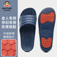 大嘴猴強力橡膠老人專(zhuān)用防滑浴室拖鞋男室內洗澡防滑涼拖女 藍色 40-41