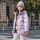 ABC KAIA正品白鵝絨兒童羽絨服男童女童加厚中大童2025新款連帽保暖外套潮 紫色（女童） 160 建議90-105斤