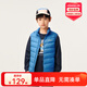 亞瑟士亞瑟士童裝冬季新款男女童兒童三防科技羽絨馬甲 藍色 清潔度1000-白鴨絨 170 cm 充絨量47g