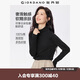 佐丹奴（Giordano）T恤女基礎款打底衫純棉上衣奢滑觸感高領(lǐng)長(cháng)袖t恤女05322804