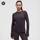 lululemon丨It's Rulu 女士經典剪裁長袖運動衫 芯吸 LW3KLWS 大氣紫 M