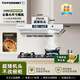 TOYODENKI日本東洋有限公司小尺寸油煙機大吸力一級能效免清洗700mm超薄平嵌出租房家用頂吸式抽油煙機 玉魄白900mm彩屏語(yǔ)音+自動(dòng)清洗+32m3勁吸