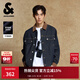 杰克·瓊斯（JACK&JONES）25年秋季外套男士裝寬松潮流休閑品質(zhì)夾克撞色翻領(lǐng)原色牛仔外套男 A13 深牛仔藍 M 175