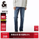 杰克·瓊斯（JACK&JONES） 男裝秋季潮流百搭個(gè)性刮痕直筒彈力舒適休閑牛仔褲225332088