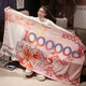 威爾基搞怪禮物生日抽象禮物搞笑惡搞創(chuàng  )意情人節禮物新年送女生男生毛毯 百萬(wàn)人民款 大號【95*165cm】
