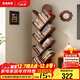 家逸實(shí)木樹(shù)形書(shū)架落地置物架客廳一體靠墻轉角書(shū)架兒童書(shū)柜多層收納架