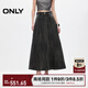 ONLY秋季個(gè)性時(shí)尚高腰顯瘦純棉傘裙半身裙女|124416011 H0K 多娜淺灰印花 L (170) 72A