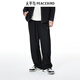 太平鳥(niǎo)男裝凈色百搭休閑褲秋男士潮牌長(cháng)褲寬松運動(dòng)衛褲洋氣 黑色春秋款第二批 L (32)