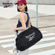 Reebok銳步多功能旅行包男士大容量斜挎運動(dòng)健身包干濕分離手提行李包女 曜石黑-鞋倉/干濕分離/大容量37L